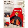 Naruto'S Ninja Way Anime Cartoon Flannel Blanket Skinfriendly Warm Fleece Blanket For Living Room Air Conditioner Room Home Party Decor Christmas Gift