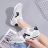 Round Head Deep Mouth Sneakers Light Versatile Breathable Cross Lace Casual Sports White Shoes Shoes Tennis Sneaker