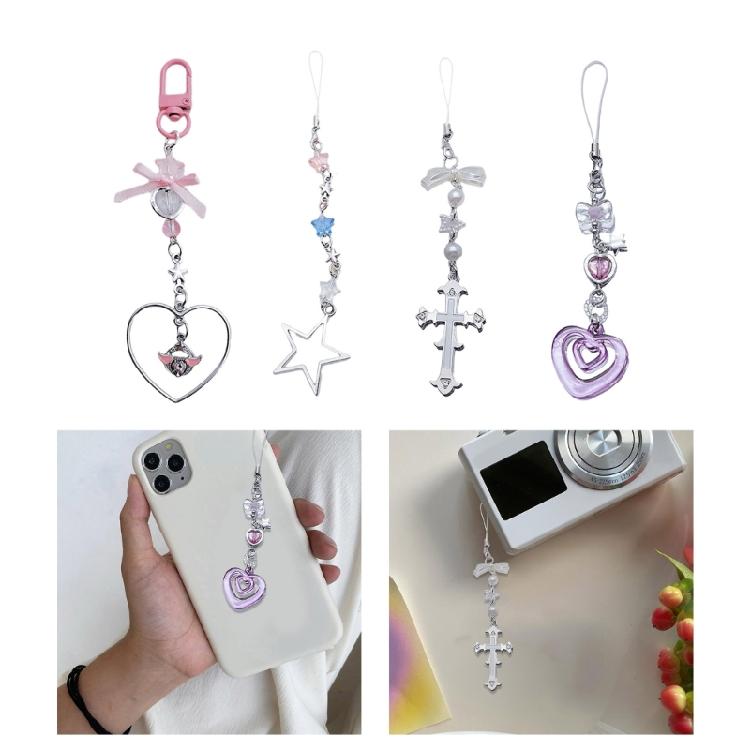 Dopamine Phone Chains Alloy Acrylic Material Perfect Gift for Youthful Adults