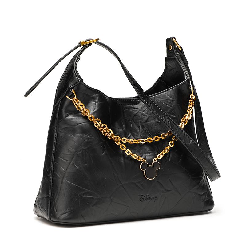 New Disney Mickey Series PU Combo Bag, Tote Bag, Shoulder Bag Regular Women's Black BMK-71438B