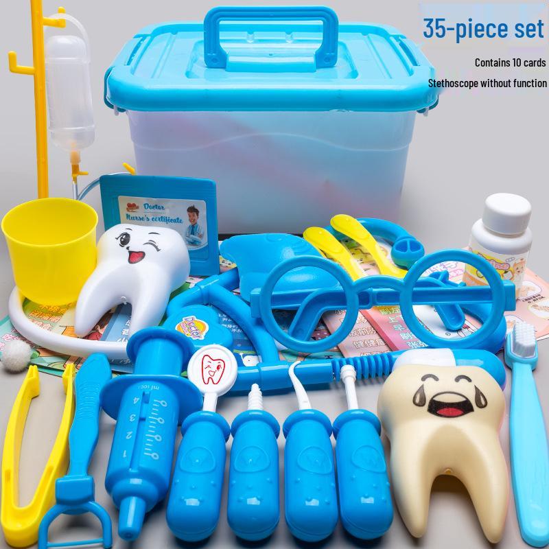 Kids' Doctor Playset: Medical Tools, Stethoscope, Injection, Ambulance