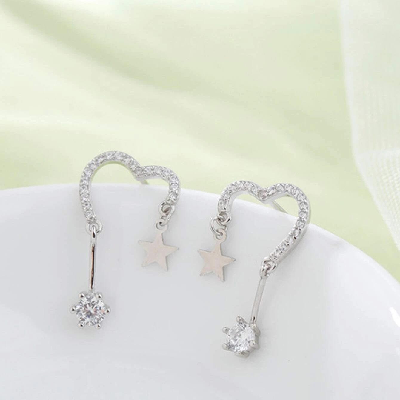 

Модные зажимы для ушей с кисточками, пирсинг ушей, серьги с женственным темпераментом, серьги-подвески для ушей супер феи. серебряный