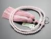Nenju com Women's Soto Zen Sect Formal Prayer Beads, Rose Quartz 8-Sun 108 Beads, Pure Silk Two-Color Tassel, Kyoto-Made, Free Pouch Included