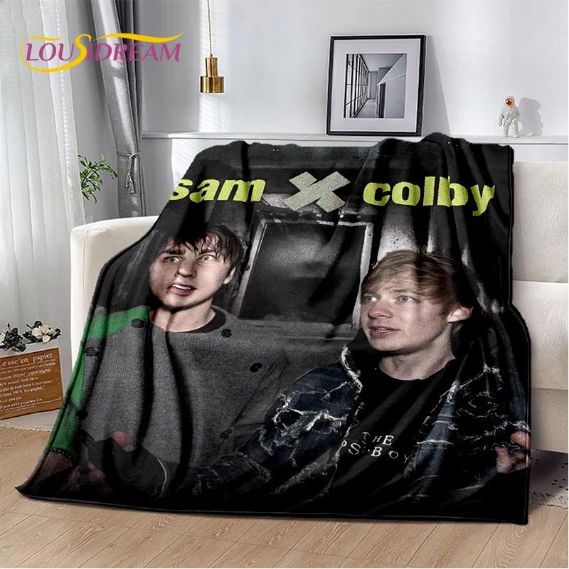 3D Sam and Colby XPLR Boys Soft Flannel Blanket for Bed Bedroom Sofa Picnic,Throw Blanket for Cover Outdoors Leisure Gift Kids