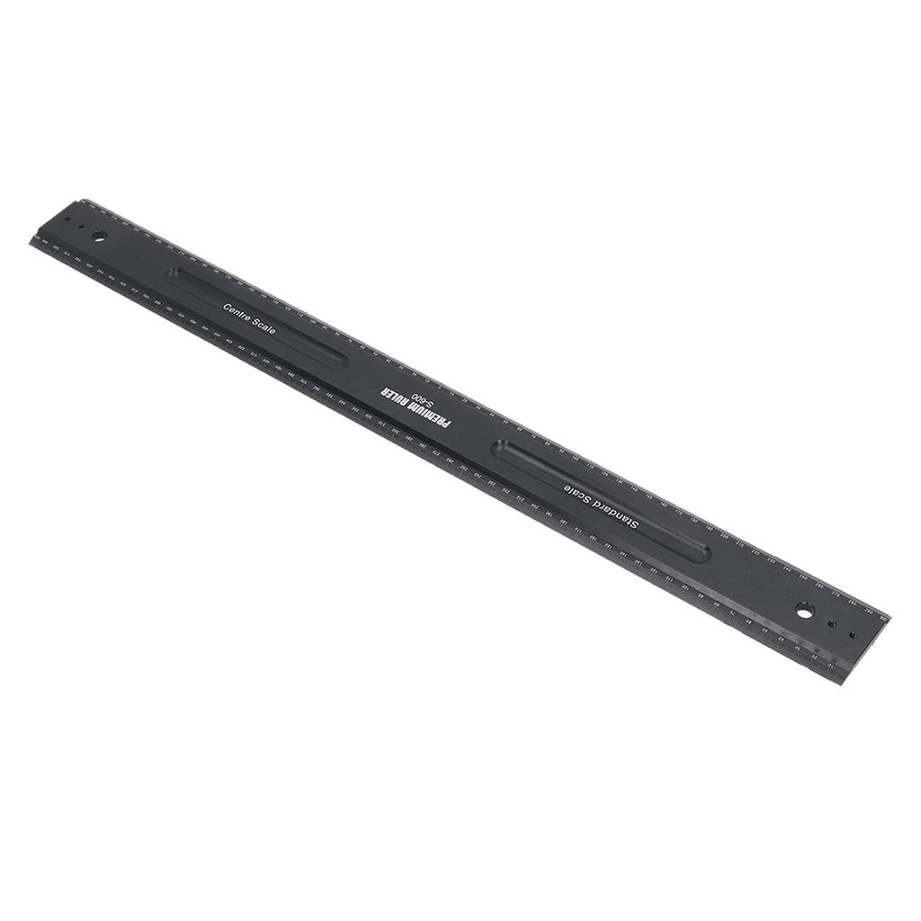 600mm Aluminum Alloy Woodworking Ruler Multifunctional Metric T Type Scribing Ruler for Vertical