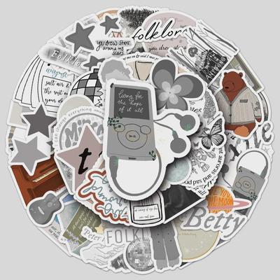 50 personalisierte Taylor-Alben-Folklore-Graffiti-Aufkleber für Mobiltelefone