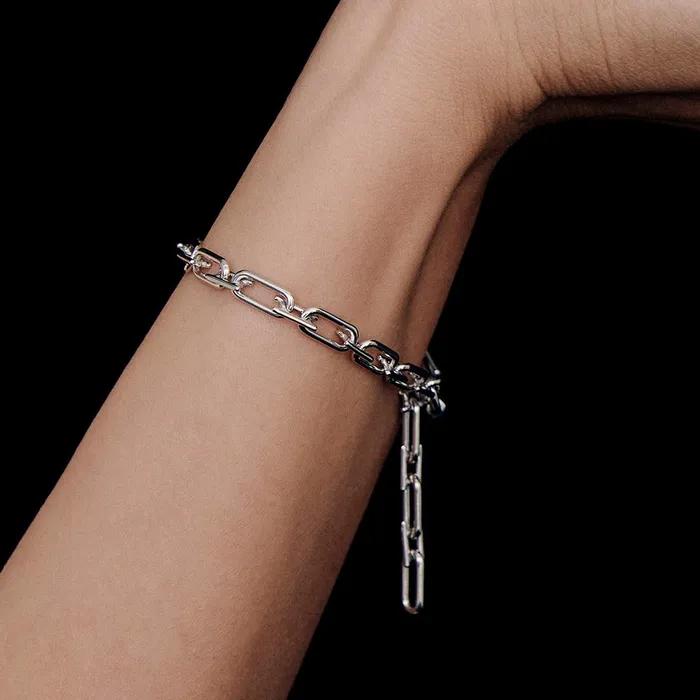 Noailles Silver (W) Link Chain Bracelet S HL3B98068W9