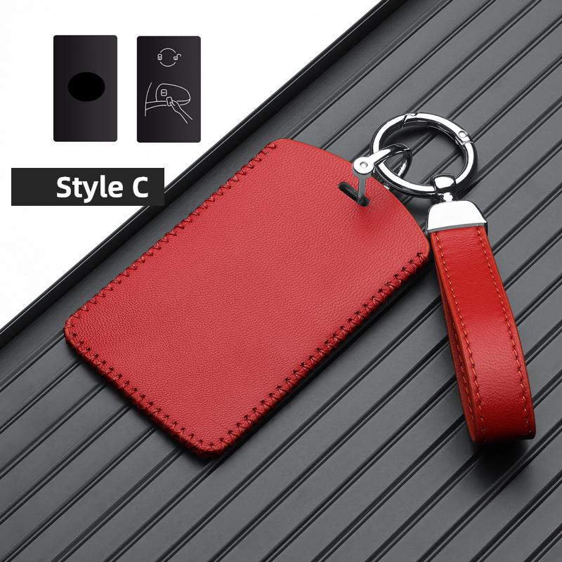Leather Car Key Case Remote Cover Shell Holder Fob For BYD New ATTO 3 Atto 2 Song Pro Shark 6 Dolphin Mini Seal U 05 Sealion 07