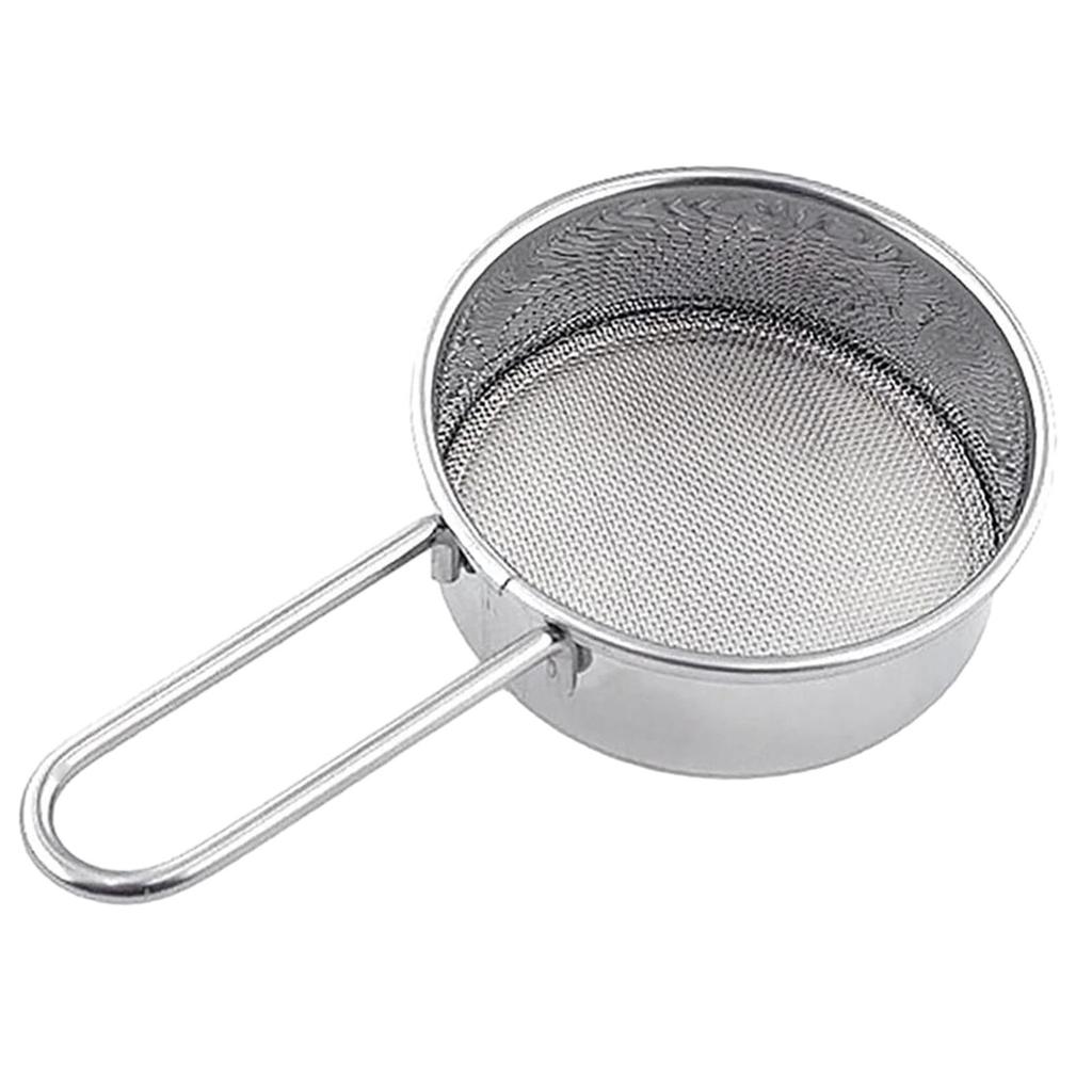 Mini Flour Sieve Stainless Steel Strainer Lightweight Sifter Drainer Colander for Tea