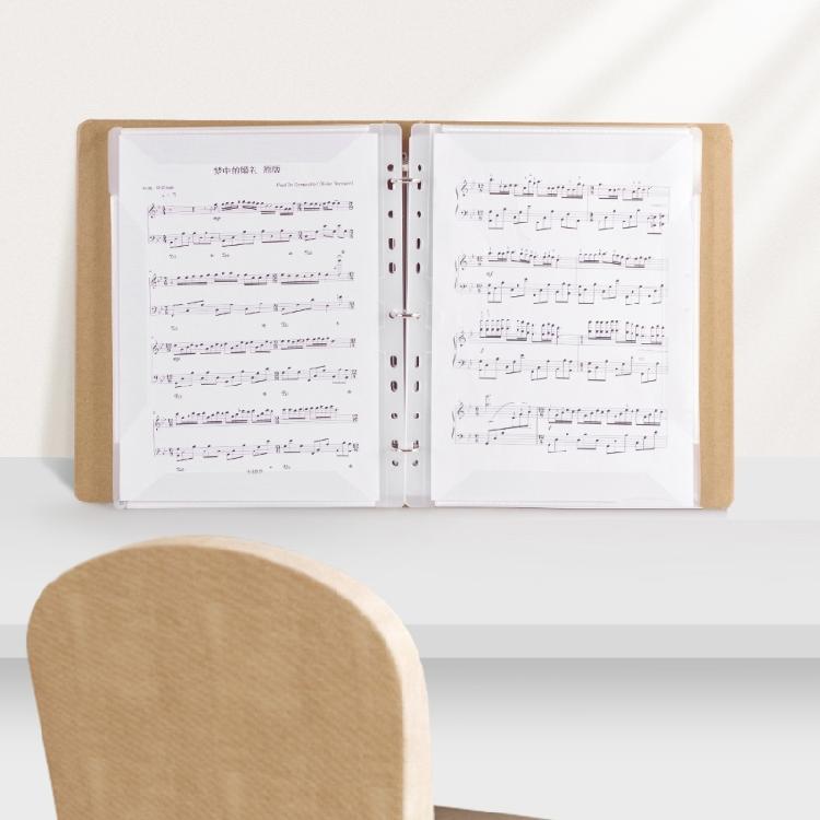 Sheet Music Folder Sheet Music Binders Organizer Sheet Music Storage Pocket, Detachable Notebook Binders Music Organizer