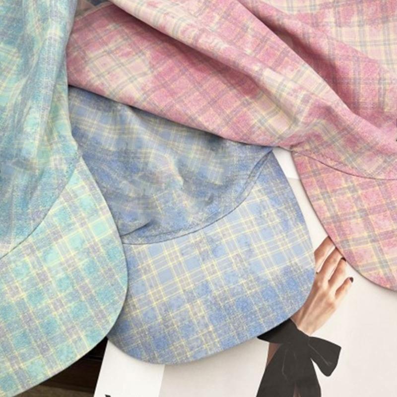 Mode Tvättad Färg Huvudduk Hatt Justerbar Bomullshatt Bekväm Scarf Huvuddukshatt För Kvinnor och Flickor Vardagsbruk