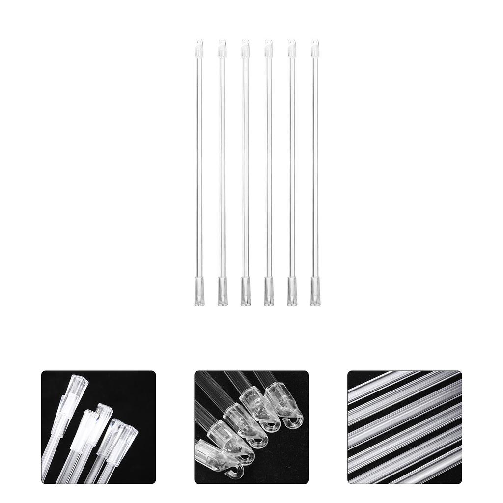 6 Set di Bacchette per Tende Bacchette Inclinazione Tende Bastoncini per Tende alla Veneziana Apri Tende Aste di Inclinazione per Tende alla Veneziana