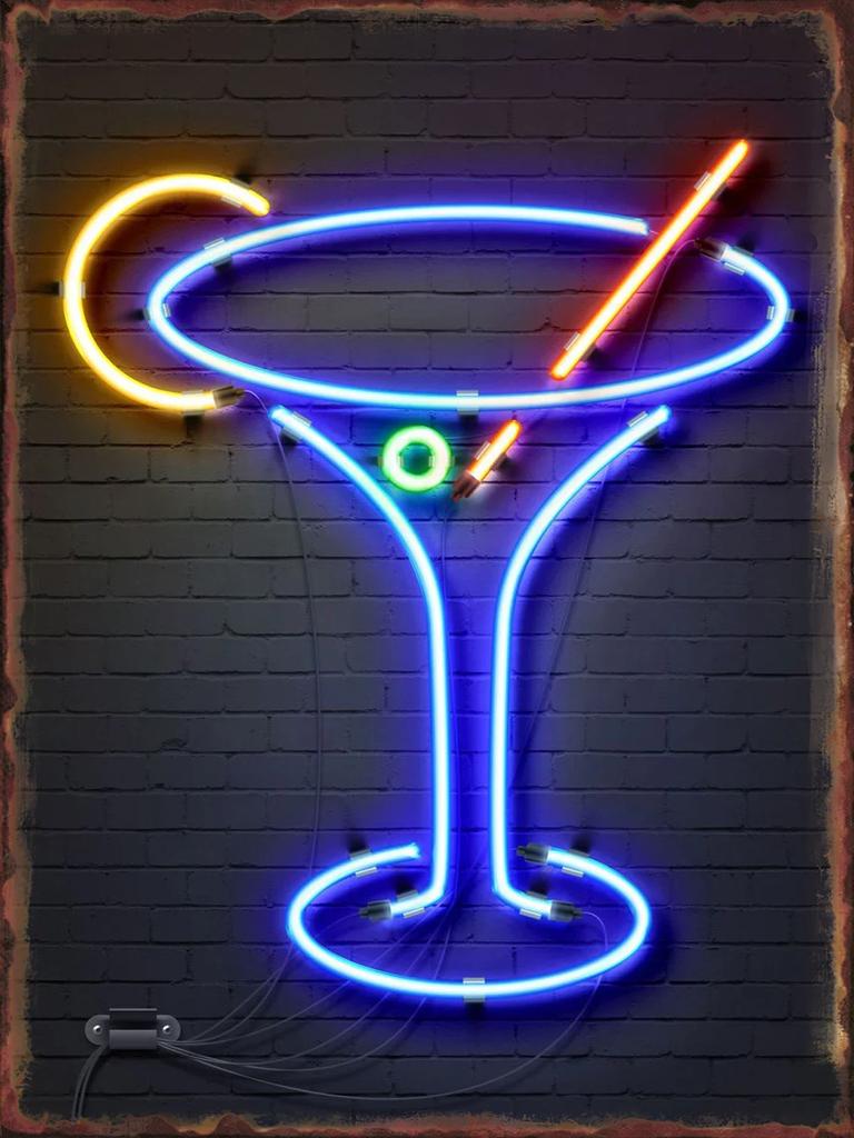 Neon Bar Signs Metal Tin Sign Cafe Pub Club Man Cave Door Wall Decor Posters Market Restroom Toilet Home Decoration Art Plaqu