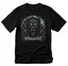 Scary Werewolf T-shirt Moon Background Personality Thriller Dark Cool Handsome Street Fashion Personality Short Sleeve Tops