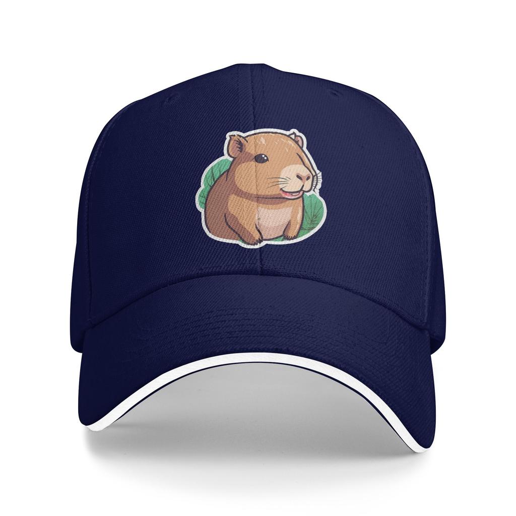 Capybara Casual Baseball Cap Summer  Trucker Hat Sun Outdoor Gym Snapback Cap Unisex Men Fashion Baseball Caps