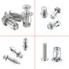 30pcs M4M5M6Jack Nuts Screw Petal Screw Anchors Petal Expansion Plugs for Curtain Expansion Clamp Petal Rivet Lock Jack Nut Bolt