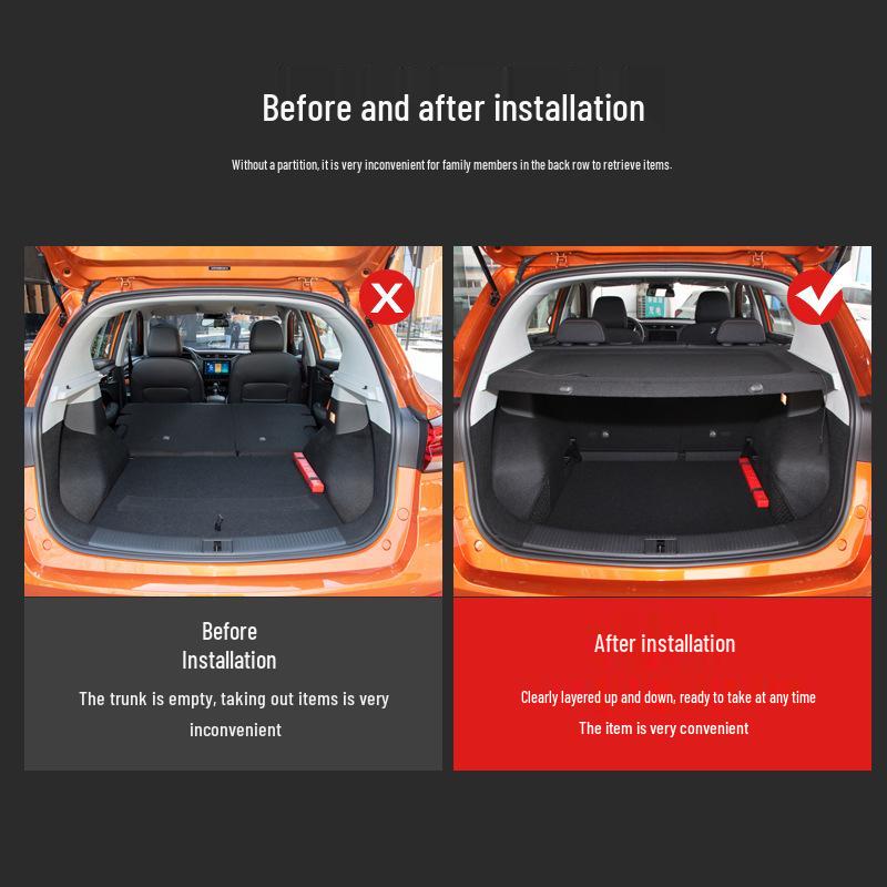 Roewe RX3 RX3pro Trunk Shade and Storage Partition