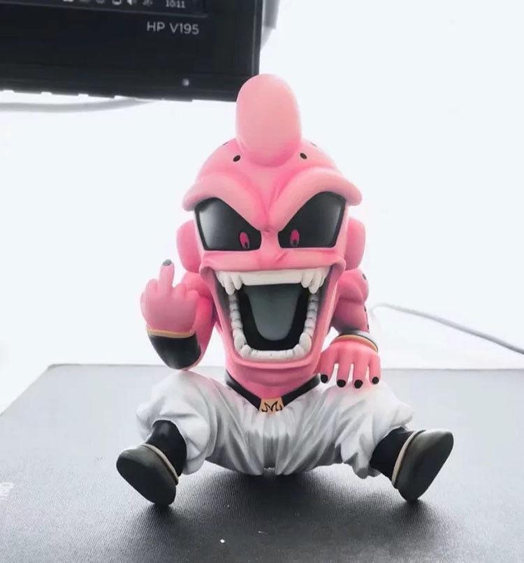 

Ball Dragon Z Super Saiyan Kid Buu Vertical Middle Finger Ver Pvc Figure Toys