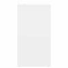 Record Storage Cabinet White 38 X 33 X 61 Cm Engineered Wood