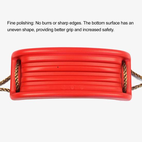 Kids Swing Seat with Adjustable Rope Accessories Heavy Duty Non-slip Children Indoor Outdoor Playground Garden Yard Patio Hanging Swing Set