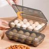 Egg Container For Refrigerator 1015 Grids Stackable Egg Storage Holder With Lid Large Capacity Organizer For Fridge Chicken Egg