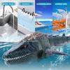 Remote Control Dinosaur For Kids Mosasaurus Diving Toys Rc Boat With Light Spray Water For Swimming Pool Lake Bathroom Ocean Protector Bath Toys