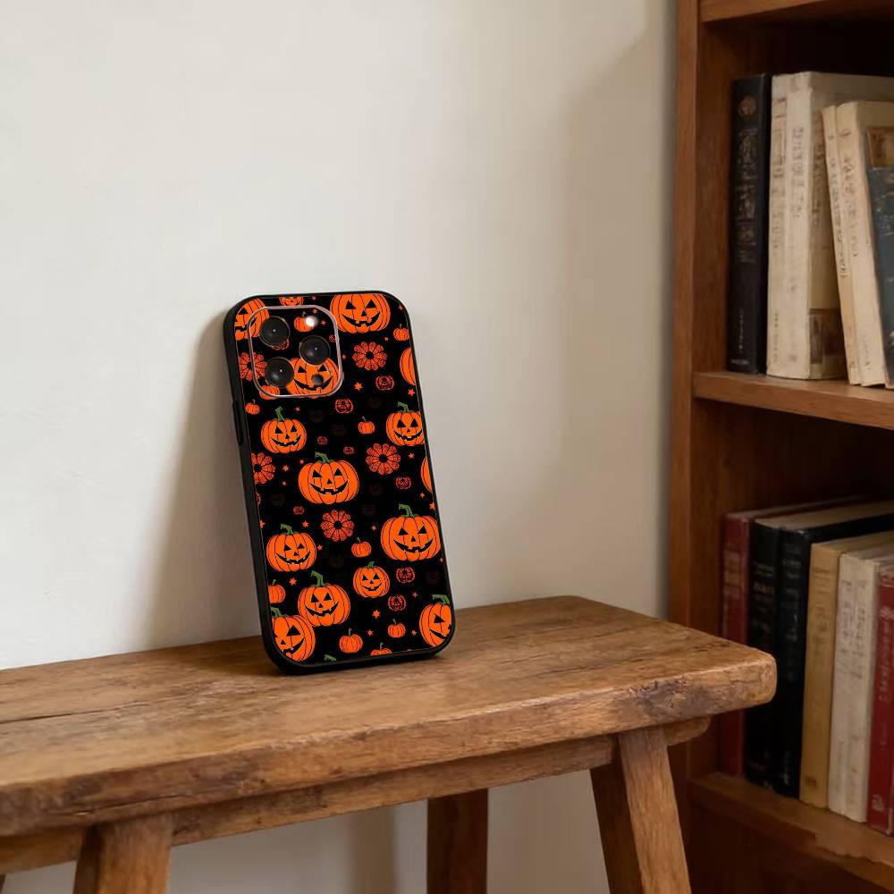 

Halloween Phone Case Silicone Soft For IPhone 17 16 15 14 13 12 11 X XR Plus Pro Max Plus iPhone17Pro
