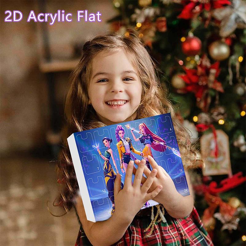 Calendar de Advent pentru Vânători, Calendar de Numărătoare Inversă Breloc cu 24 de Jucării Breloc Cadouri, Decorațiuni Calendar de Advent