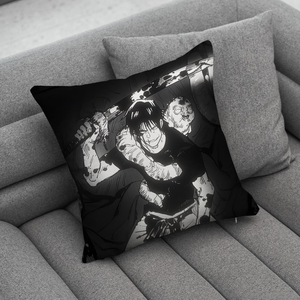 Toji Fushiguro J-Jujutsu K-Kaisen Pillow Case Soft Cushion Cases for Farmhouse Sofa Decor Home Decorations and Protector