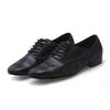Breathable Tango Dance Shoes Men Latin Dance Shoes Snakeskin Sneakers Leather Jazz Modern Ballroom Dancing Sports Shoes Man