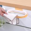 Garbage Rack with Lid Odor Control Easy Installation Cabinet Edge Secure Bag with Ring Trash Bag Holder