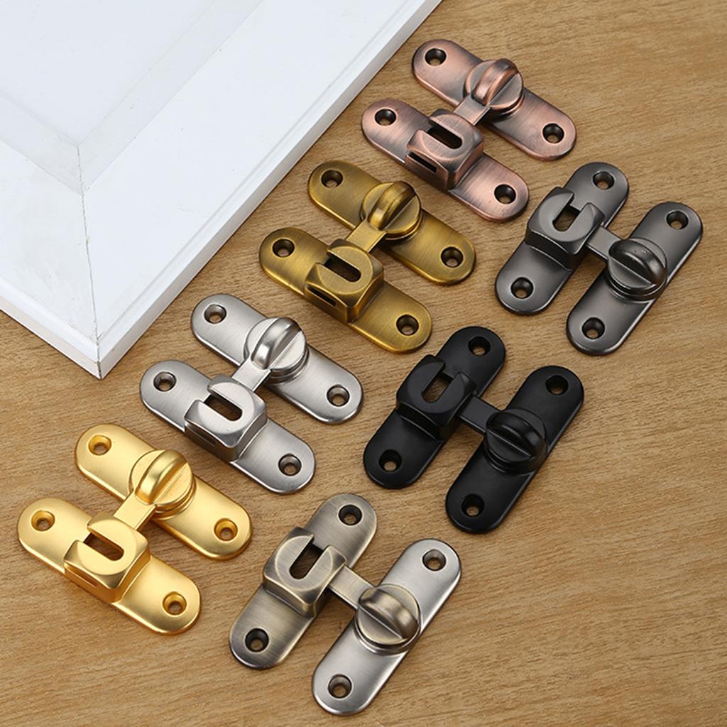 Multipurpose Sliding Door Latches Bolt Lock for Home and Office Supplies Security Daily Use Sturdy Zines Alloy
