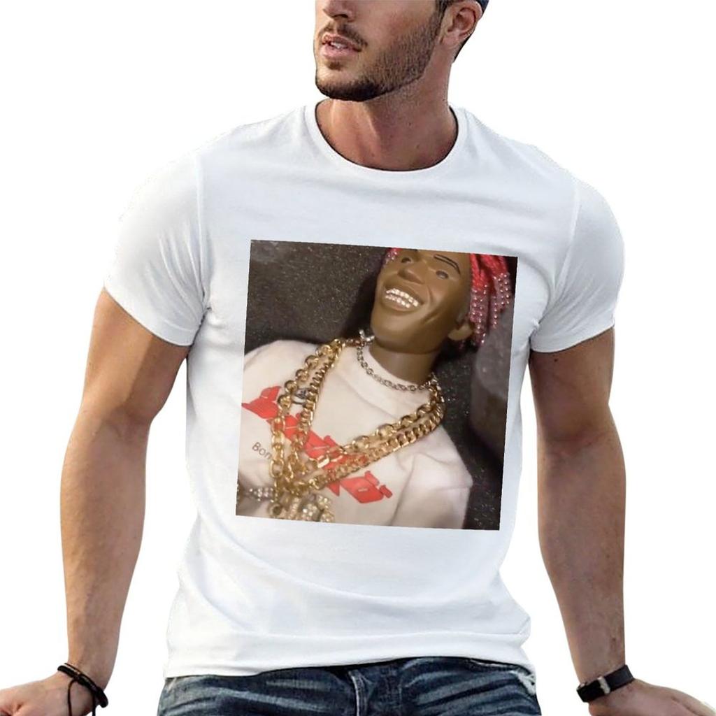 Lil Yachty Doll W Chains Tshirt Odor Resistant Short Sleeve Top