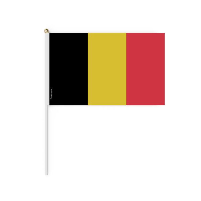 Drapeau - Belgique - Mini Drapeau 30x45 Cm - Polyester Résistant - Léger Et Robuste - Impression Recto/verso