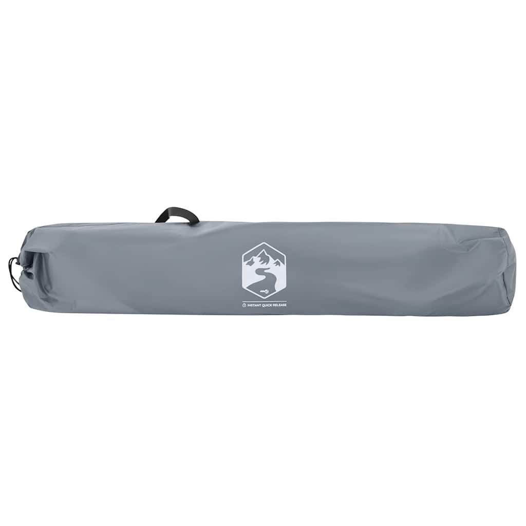 Dome Camping Tent for 5 Persons Gray and Orange Quick Release System