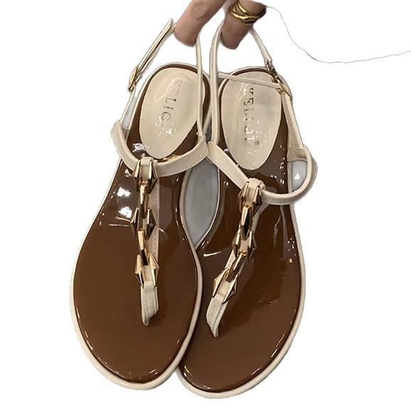 Niche thick heel French toe sandals fairy shoes 2025 new summer black temperament with skirt Roman shoes
