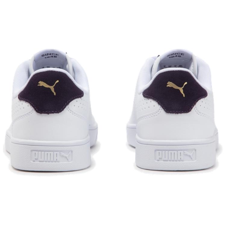 New PUMA Shuffle Perf Low Top Skateboard Shoes Unisex White Gold 380150-05