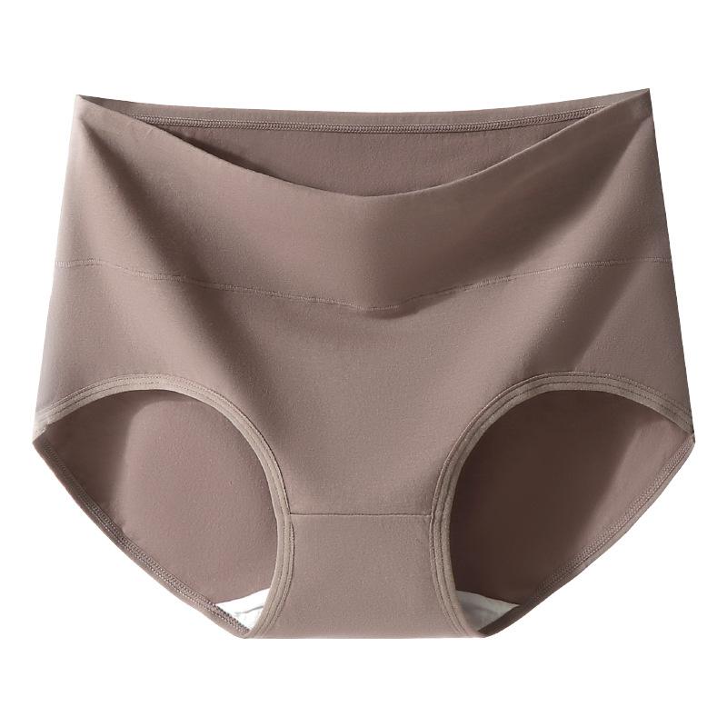 

Нижнее белье большого размера для женщин из чистого хлопка с высокой талией, треугольные трусики с антибактериальными свойствами без следов XL