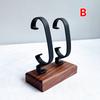 Wooden C-Shaped Watch Holder Jewelry Organizer Display Stand For Bracelet Ring Earring Watch Display Solidwood Watch Stand