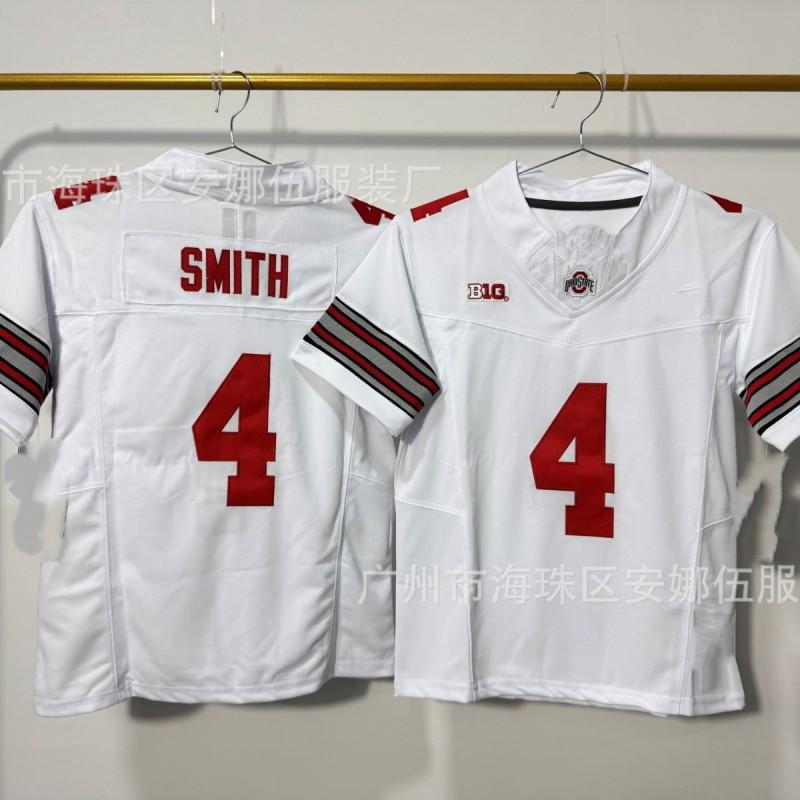 2026 Ohio State Buckeyes 4 Besticktes Footballtrikot Teamsport