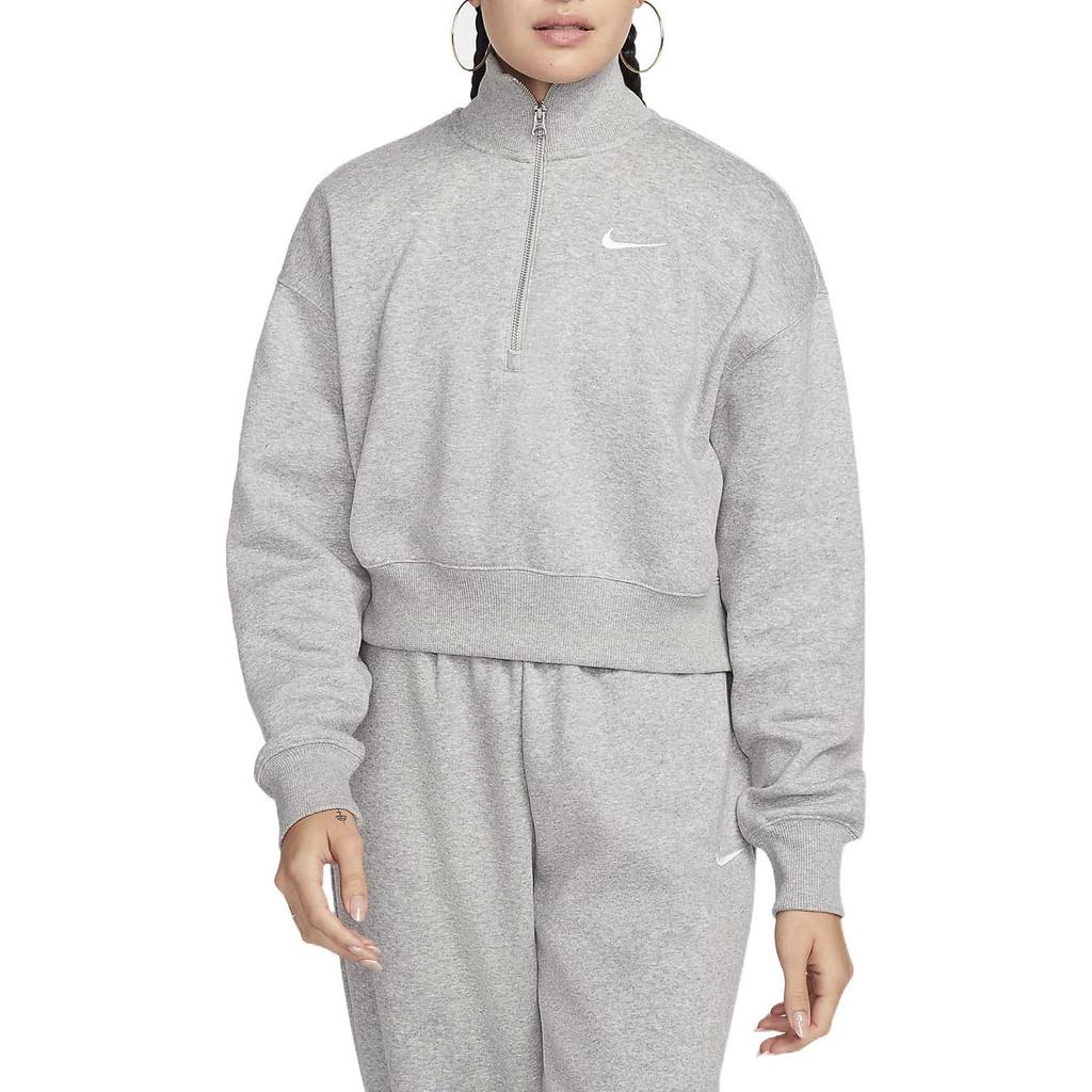 Nike Sportswear Phoenix Fleece Polo Shirt Women's Gray DQ5768-063