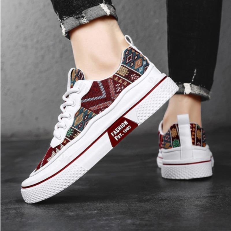 Mens Casual Sports Shoes New Outdoor High Quality Thick Sole Fashion Canvas Shoe Comfortable Breathable Luxury Men's Board Shoes