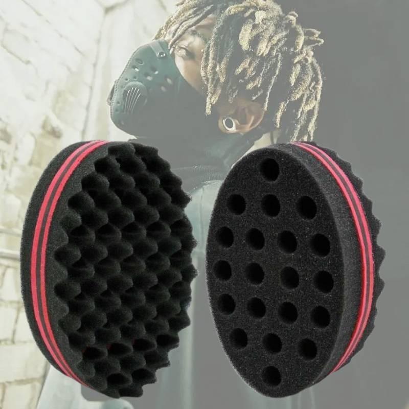 Premium Oval Curling Sponge For Afro Curls Versatile Styling Tool 145x95x55mm