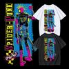 2026 Marvel Genuine American Punk SpiderMan Personalized Printing Men And Women With The Same Tshirt Shortsleeved TopJacket