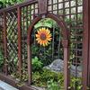 Sunflower Welcome Sign Metal Wall Hanging Plaque Rustic Decorative Door Hanger for Front Door Porch Wall Indoor Outdoor Spring Decor