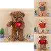 Cozy And Cuddly Plush Bear Toy Heart Bear Doll Ideal Gift For Girls And Kids