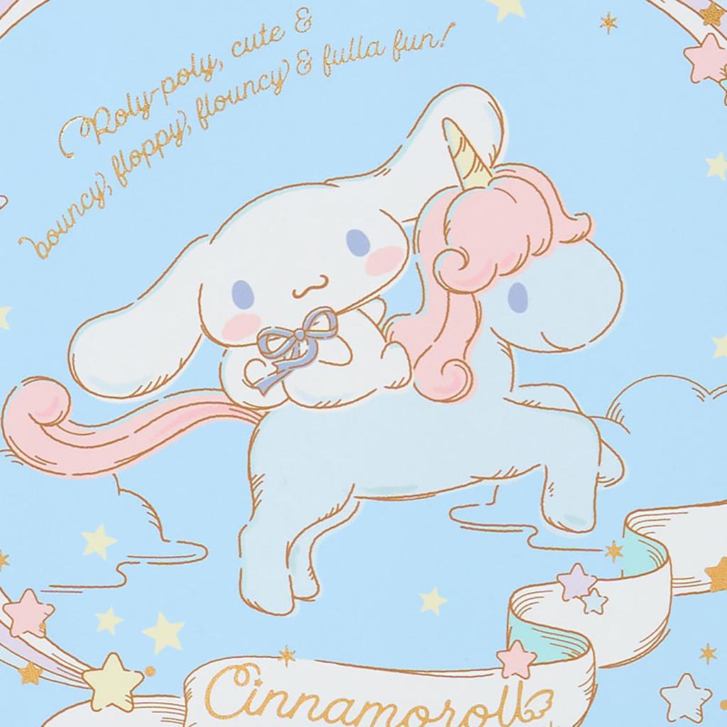 Sanrio Makeup Box Cinnamoroll Cosmetics Storage with Handle and Mirror Gift 129691