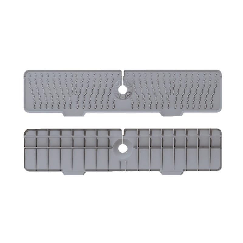 Kitchen Sink Splash Guard Faucet Mat Splash Catcher Handle Drip Catcher Tray Multipurpose For Kitchen Dish Drying Mats