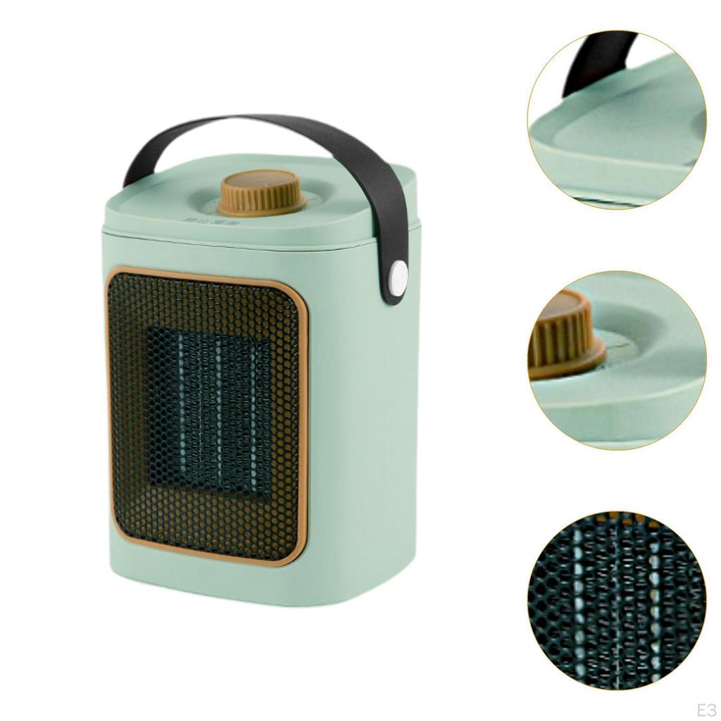 Compact Electric Heater Fan Fast Heating for Bathroom Home