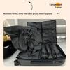 Hand Roll Vacuum Compression Bag with One-Way Valve, Reusable Compression Sack for Traveling and Camping, No Pump Required